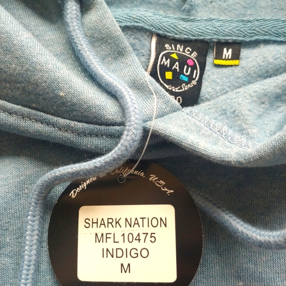 MAUI and Sons NEW Shark Nation Pullover Hoodie - Picture 10 of 10